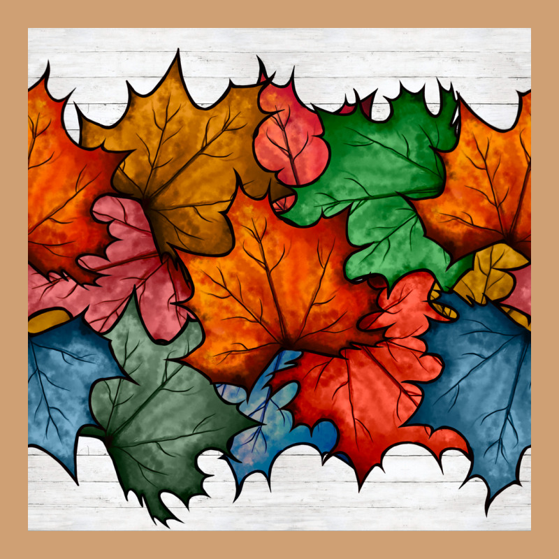 Autumn  Leaves Seamless Pattern Vintage Tee by BundleAndBundleShop | Teevron