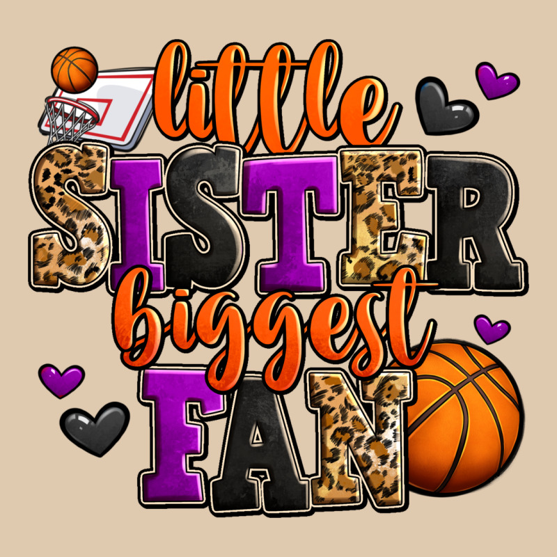 Little Sister Biggest Fan Basketball Heavyweight Sweatshirt by Jasminsmagicworld | Teevron