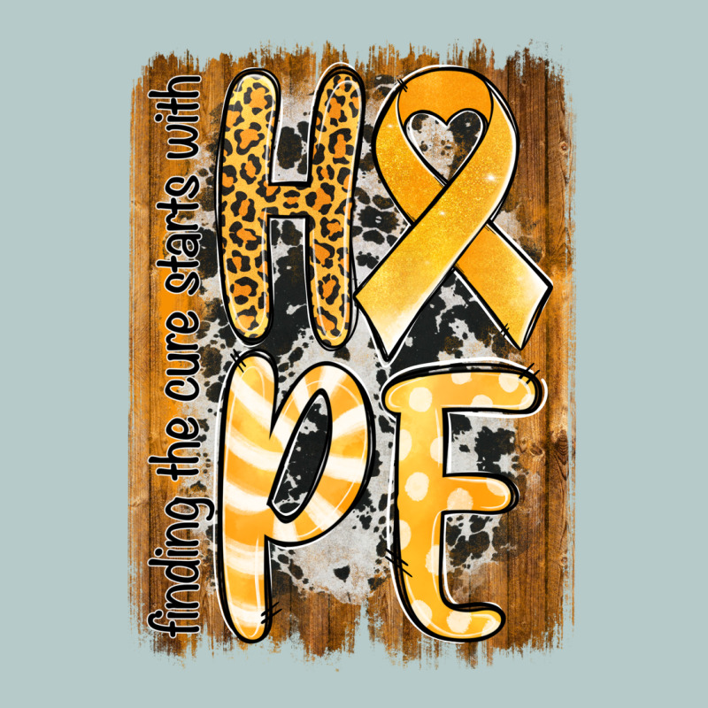 Finding The Cure Starts With Hope Childhood Cancer Awareness  With Bac Heavy Core Tee by Jasminsmagicworld | Teevron