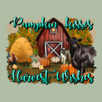 Pumpkin Kisses Harvest Wishes Urban Heavy Tee | Teevron