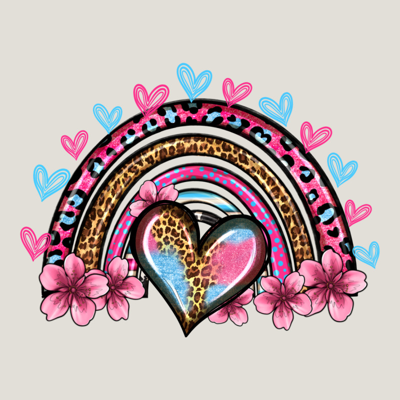 Valentine's Day Rainbow Heart Olivia Heavy Core Tee by OliviaCreatesArt | Teevron