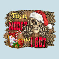 This Is As Merry As I Get Skull Ladies Tee | Teevron