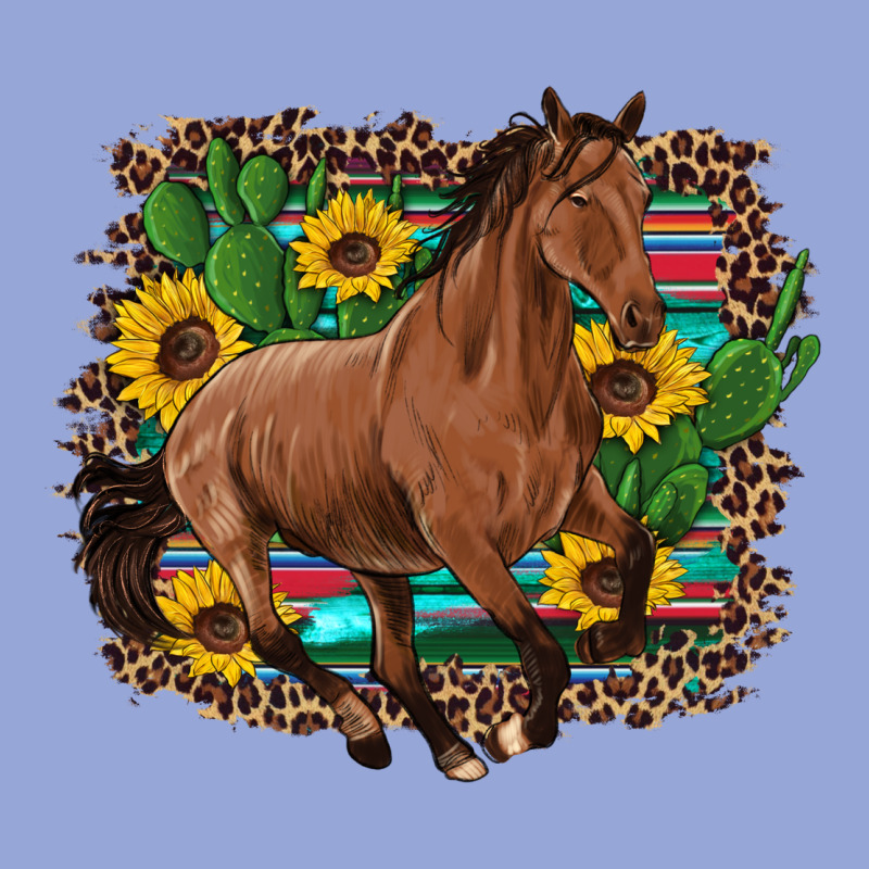 Western Horse Cactus Sunflowers Serape Leopard  Turquoise Wooden Classic Tee by Artiststas | Teevron