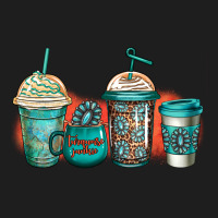 Turquoise Junkie Coffee Cups Heavyweight Hoodie | Teevron