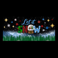 Let It Snow Libbey Glass Ladies Tee | Teevron