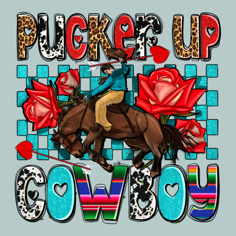 Pucker Up Cowboy Olivia Heavy Core Tee by OliviaCreatesArt | Teevron