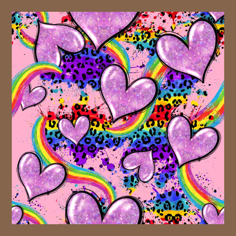 Pride Heart Seamless Pattern Premium Tee by FaDigitalArtStudio | Teevron