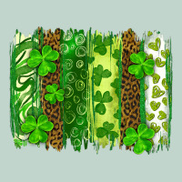 St Patrick's Day Brushstrokes Zipper Hoodie | Teevron