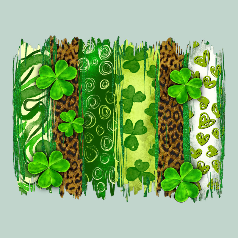 St Patrick's Day Brushstrokes Zipper Hoodie by RanaPortraitStore | Teevron