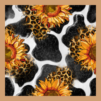Cowhide Leopard Sunflower Seamless Pattern Vintage Tee | Teevron