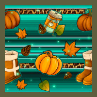 Autumn Seamless Pattern Vintage Tee | Teevron