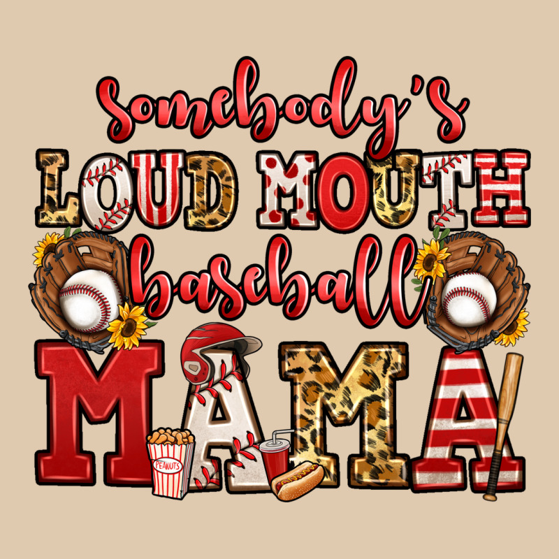 Somebody's Loud Mouth Baseball Mama Heavyweight Sweatshirt by Jasminsmagicworld | Teevron