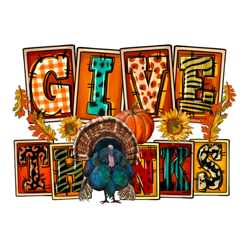 Give Thanks Thanksgiving Premium Tee by FaDigitalArtStudio | Teevron