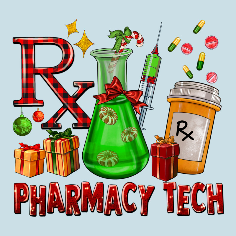 Pharmacy Tech Christmas Ladies Tee by FaDigitalArtStudio | Teevron