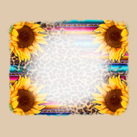 Serape Bleached Sunflowers Leopard Background Classic Tee | Teevron