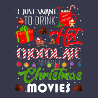 I Just Want To Drink Hot Chocolate Watch Christmas Movies Premium Long Sleeve Tee | Teevron