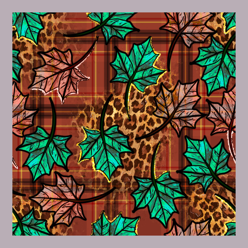 Fall Leaves Seamless Pattern Vintage Tee by BundleAndBundleShop | Teevron