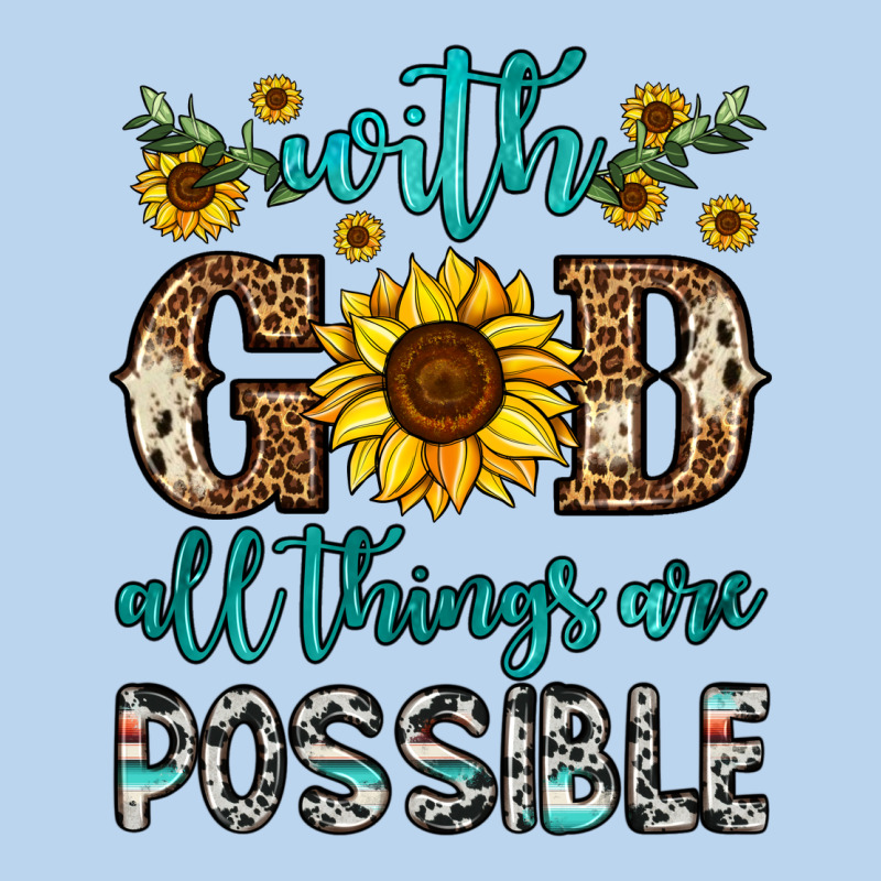With God All Things Are Possible Classic Tee by OliviaCreatesArt | Teevron