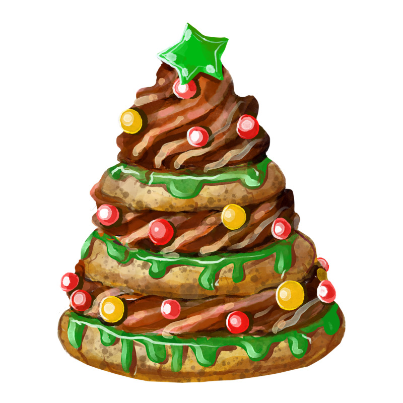 Chocolate Christmas Cookie Cake Ladies Tee by FaDigitalArtStudio | Teevron