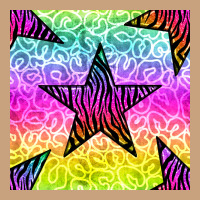 Zebra Glitter Star Seamless Pattern Vintage Tee | Teevron