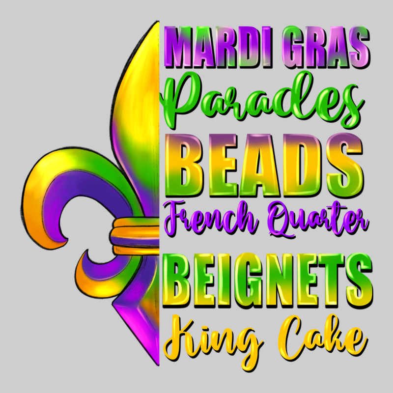 Mardi Gras Parades Beads Premium Tee by FaDigitalArtStudio | Teevron