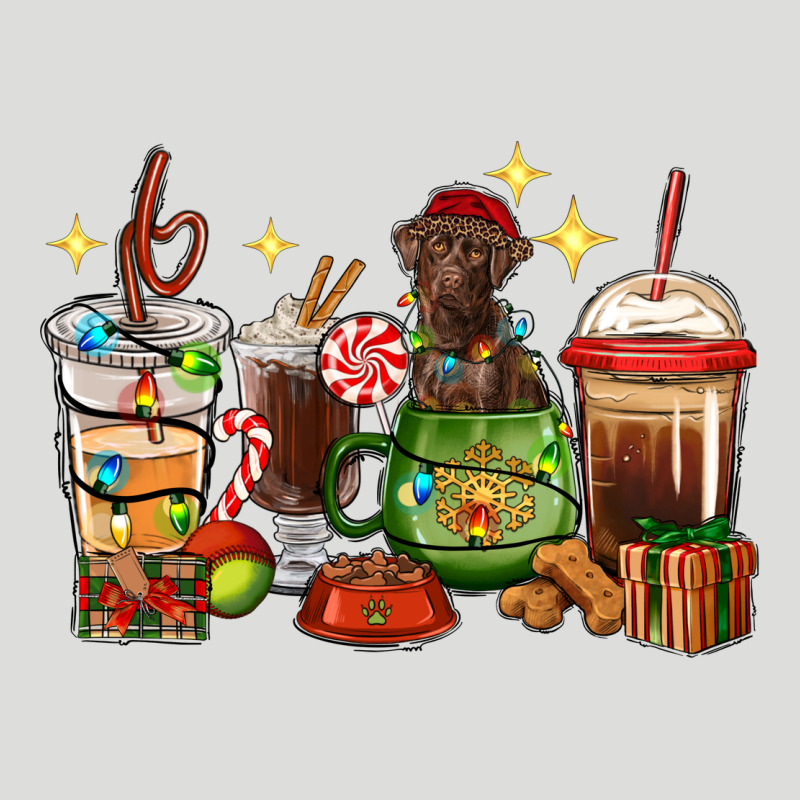 Christmas Coffee Cups With Labrador Zipper Hoodie by RanaPortraitStore | Teevron