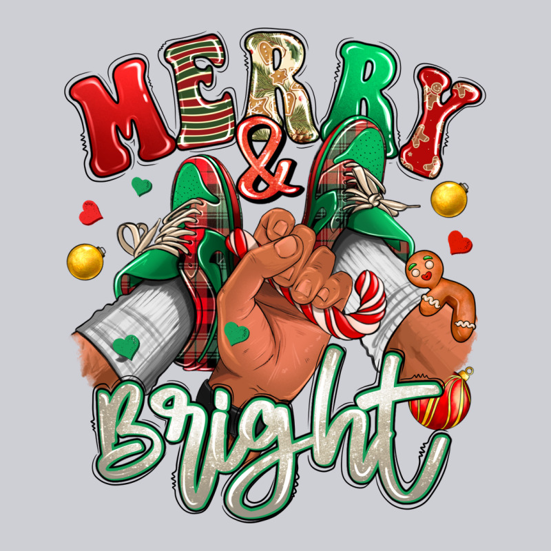 Merry And Bright Black Man Sneakers Heavyweight Sweatshirt by RanaPortraitStore | Teevron