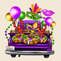 Mardi Gras Farm Truck Back View Premium Tee | Teevron