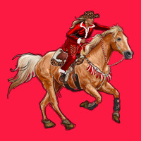 Western Christmas Cowgirl On The Horse Zipper Hoodie | Teevron
