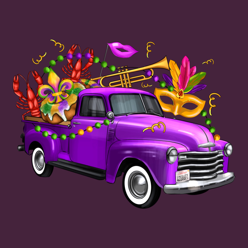 Mardi Gras Truck King's Cake Premium Tee by FaDigitalArtStudio | Teevron