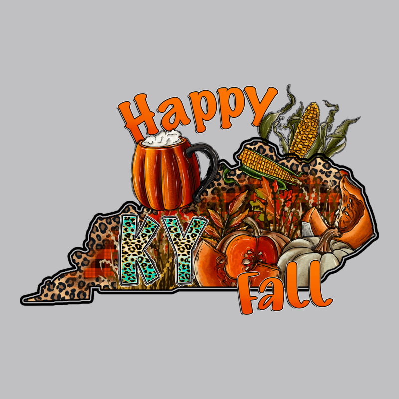 Happy Fall Long Sleeve Tee by CowhideDigitalArt | Teevron