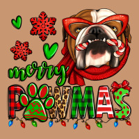Merry Pawmas Christmas Bulldog Heavyweight Hoodie | Teevron