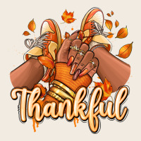 Thankful Black Girl Sneakers Premium Sweatshirt | Teevron