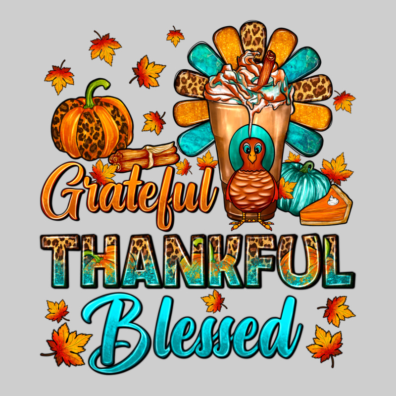Grateful Thankful Blessed Thanksgiving Cold Drink Premium Tee by FaDigitalArtStudio | Teevron