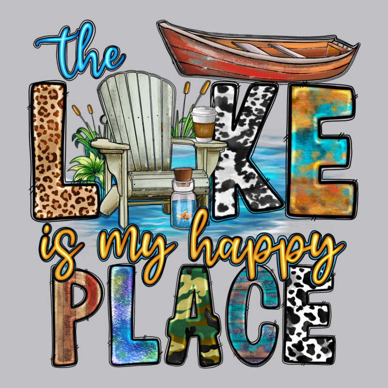 The Lakes My Happy Place Long Sleeve Tee by CowhideDigitalArt | Teevron