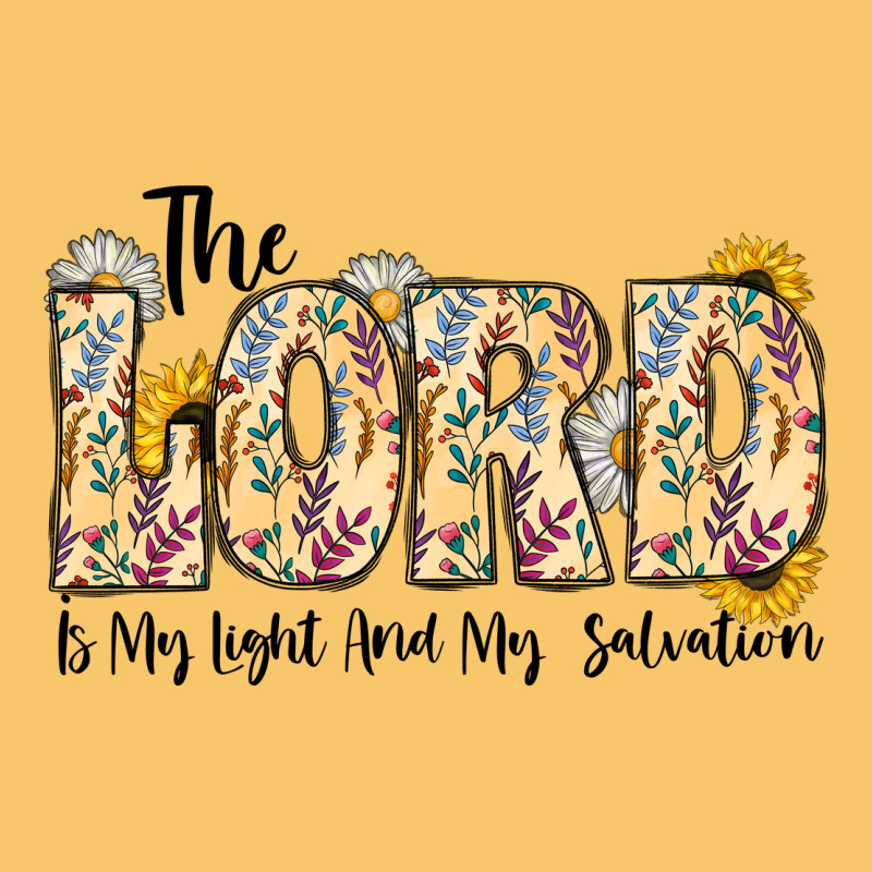 The Lord Is My Light And My Salvation Vintage Hoodie by CowhideDigitalArt | Teevron