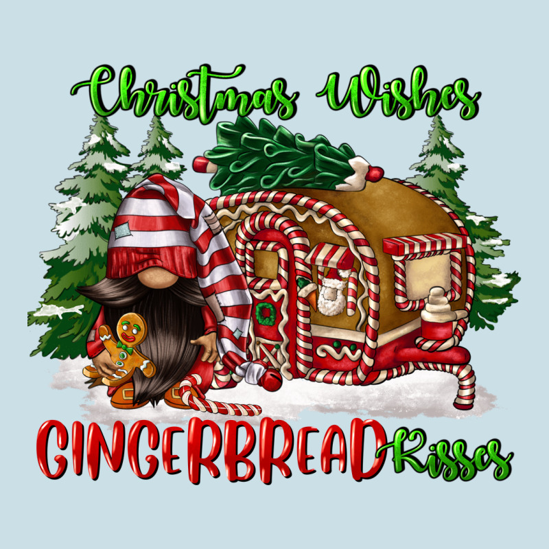 Christmas Wishes Gingerbread Kisses Ladies Tee by FaDigitalArtStudio | Teevron