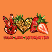 Peace Love Strawberries Premium Sweatshirt | Teevron