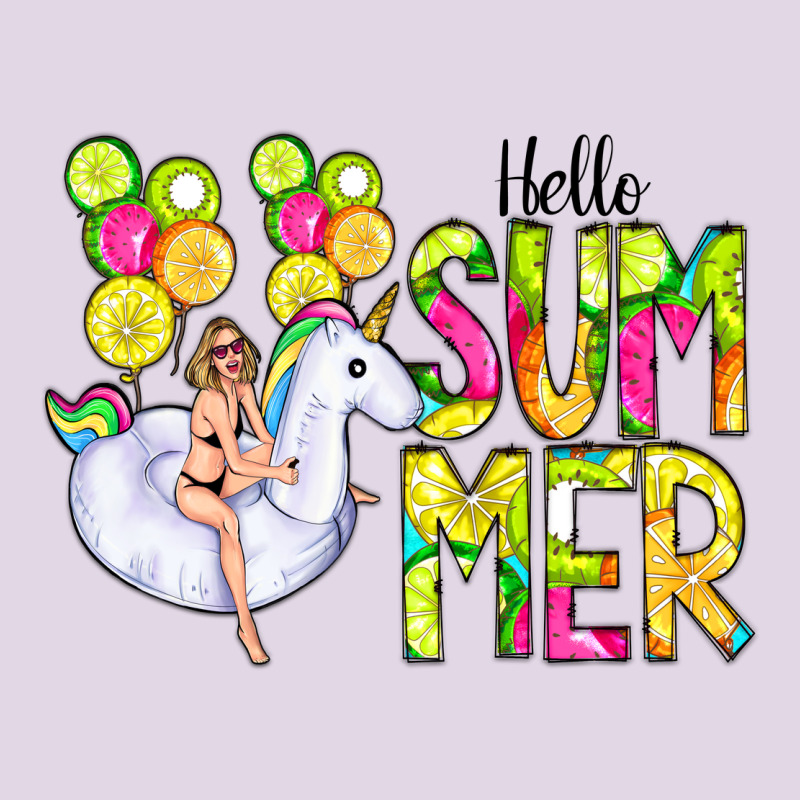Hello Summer Unicorn Classic Tee by CowCowDesign | Teevron