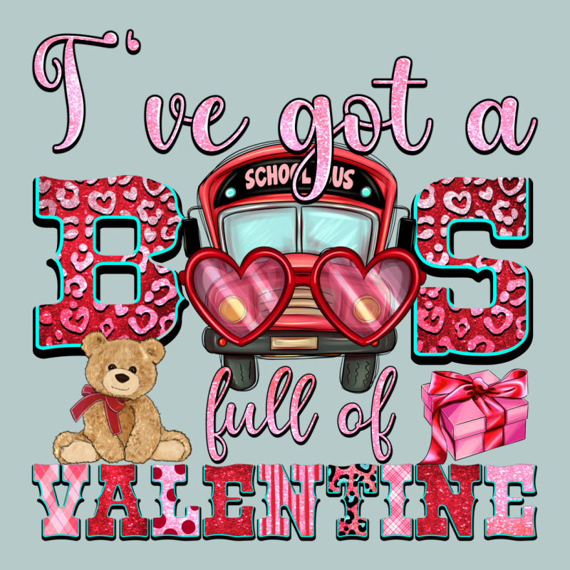 I've Got A Bus Full Of Valentine Heavy Core Tee by OliviaCreatesArt | Teevron