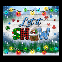 Let It Snow Tumbler Ladies Tee | Teevron