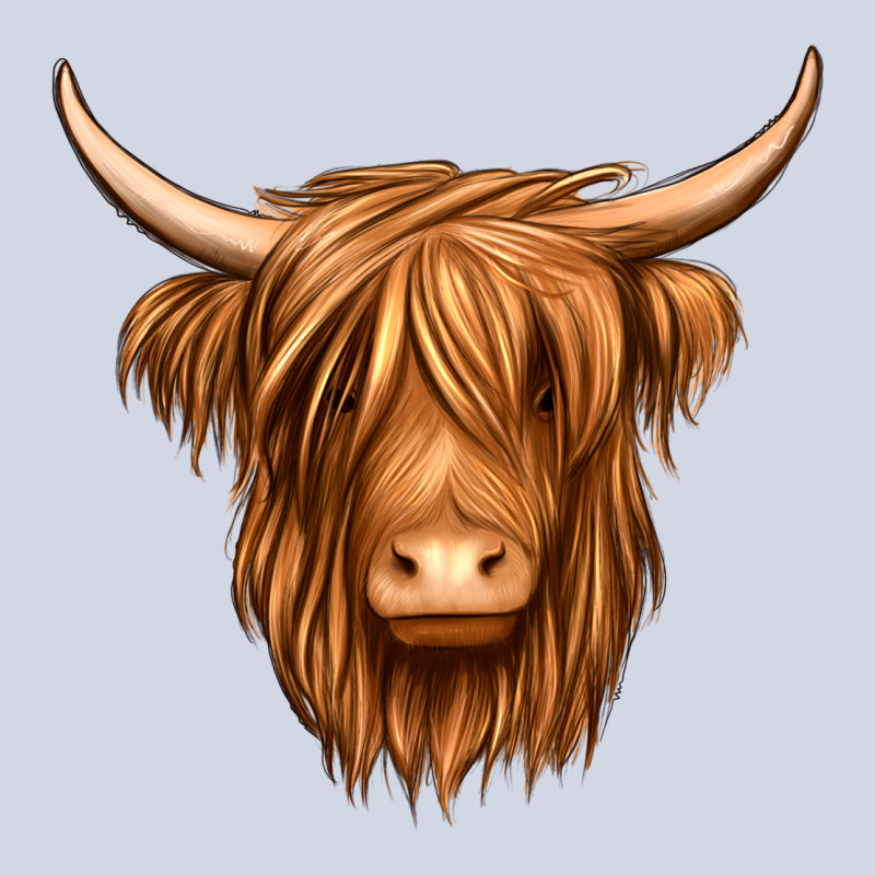 Long Haired Cow Premium Sweatshirt by Jasminsmagicworld | Teevron