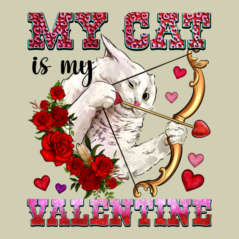My Cat Is My Valentine Heavy Core Tee by OliviaCreatesArt | Teevron