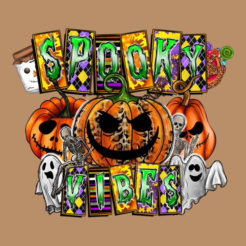 Spooky Vibes Vintage Hoodie by CowhideDigitalArt | Teevron