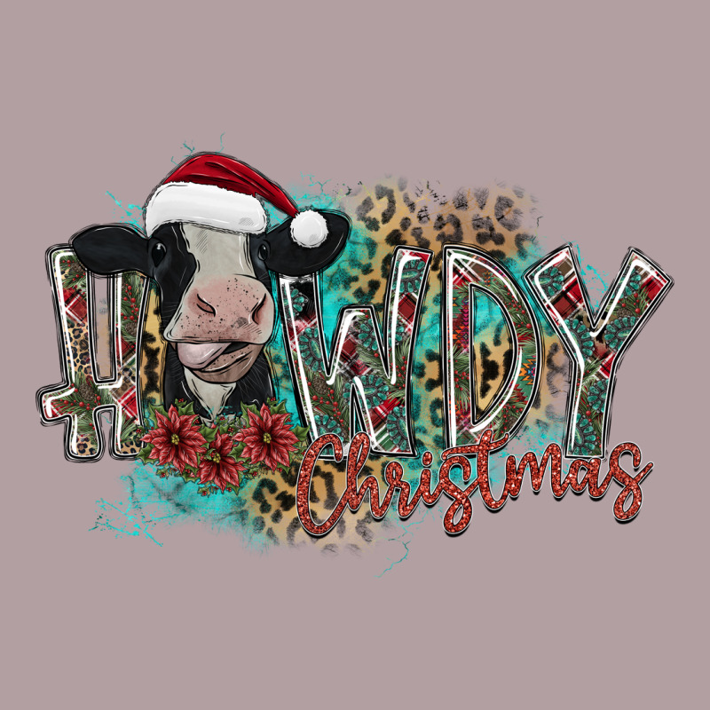 Howdy Christmas Vintage Hoodie by CowhideDigitalArt | Teevron