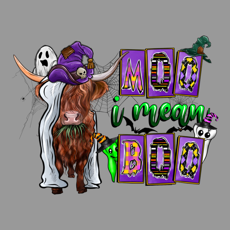 Moo I Mean Boo Vintage Hoodie by CowhideDigitalArt | Teevron