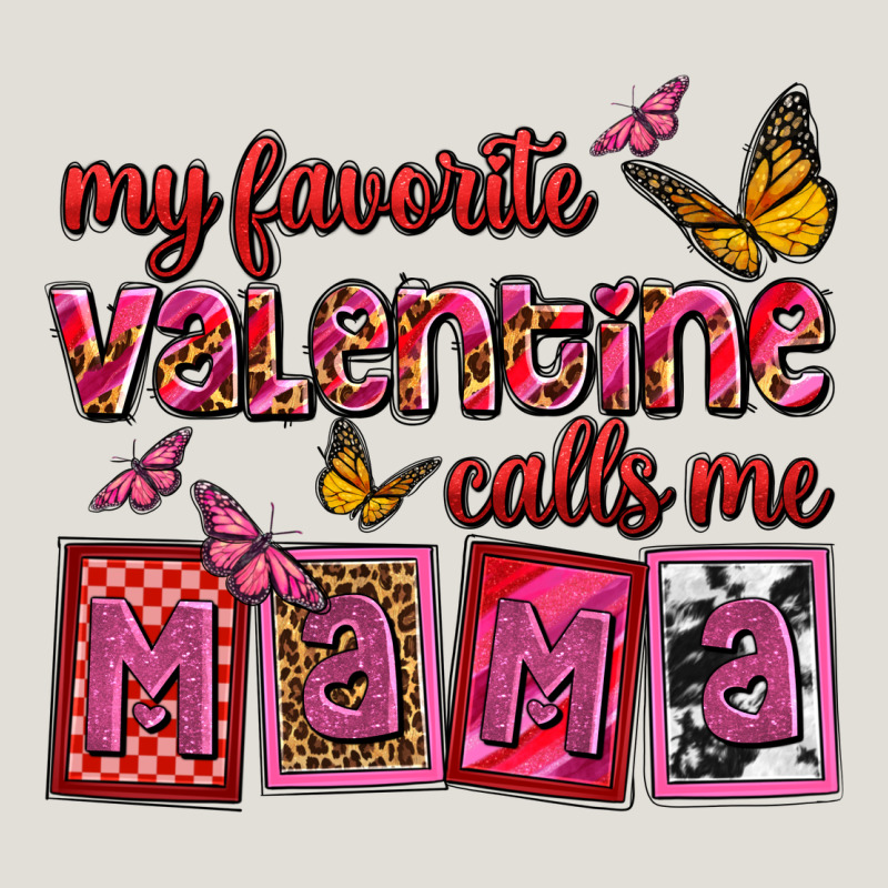 My Favorite Valentine Calls Me Mama Heavy Core Tee by OliviaCreatesArt | Teevron