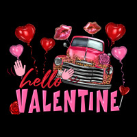 Hello Valentine Valentine's Day Truck Ladies Tee | Teevron