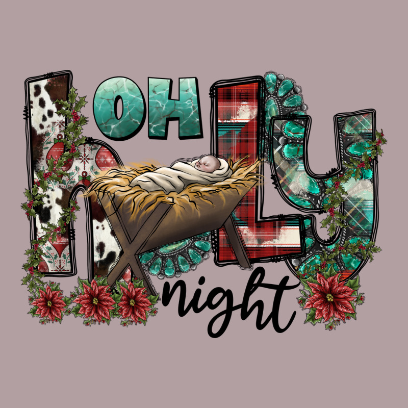 Oh Holy Night Vintage Hoodie by CowhideDigitalArt | Teevron