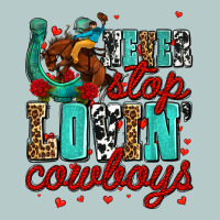Never Stop Lovin Cowboys Olivia Heavy Core Tee | Teevron